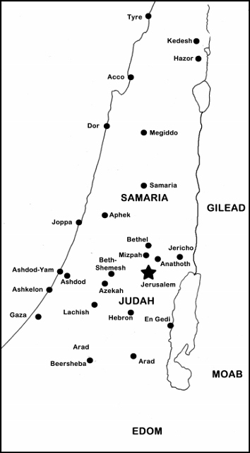 Jeremiah's Israel Map